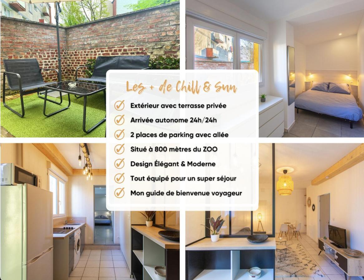 Chill & Sun - Terrasse Exterieure - Parking - Wifi - 4P Appartement Amiens Buitenkant foto